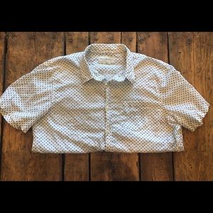 Men’s skull button up